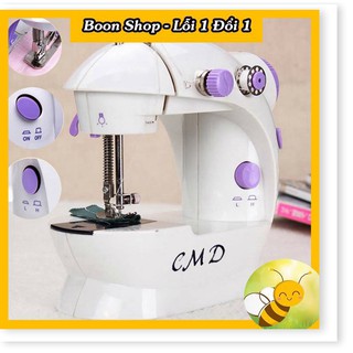 Máy may mini CMD gia đình may được vải thun,vải bò tích hợp đèn và cắt chỉ cầm tay tiện dụnghỗ trợ tối đa cho bạn trong