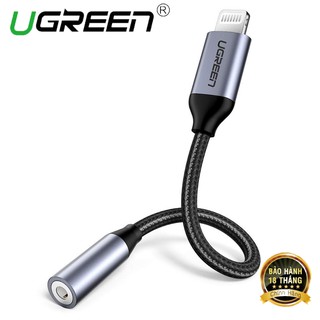 Cáp chuyển đổi Lightning to 3.5mm Audio chuẩn MFI Ugreen 30756 chính hãng
