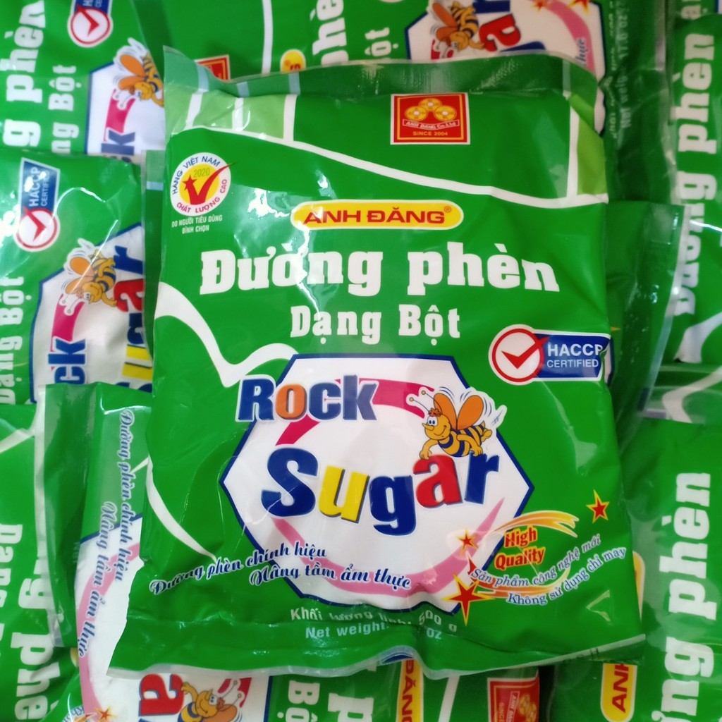 Đường phèn dạng bột Anh Đăng gói 500g [ảnh thật]