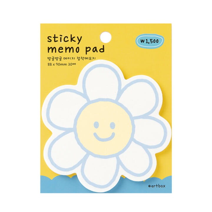 Tập Giấy Dán Nhớ ARTBOX Hàn Quốc Hình Hoa Cúc Xinh Xắn Tiện Dụng