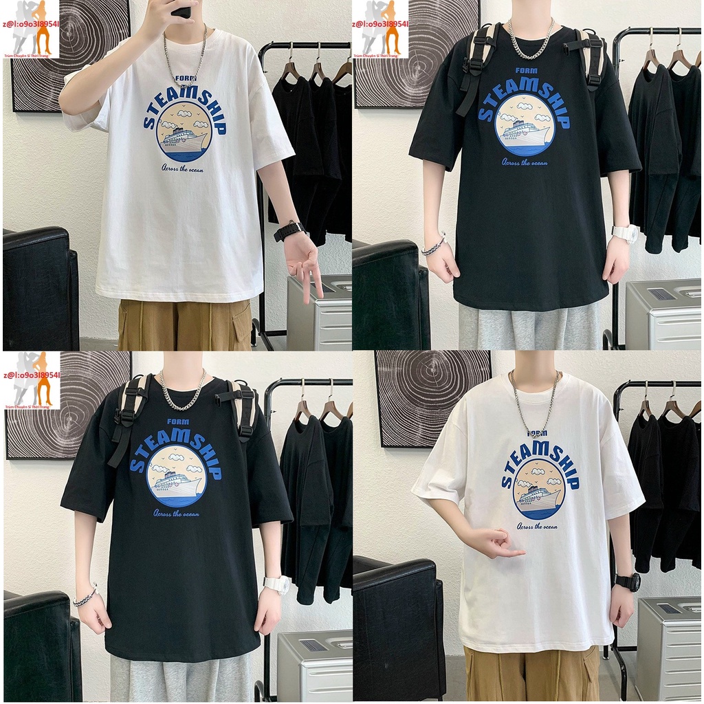 Áo thun unisex form rộng tay lỡ - Trùm Chuyên Sỉ Thời Trang