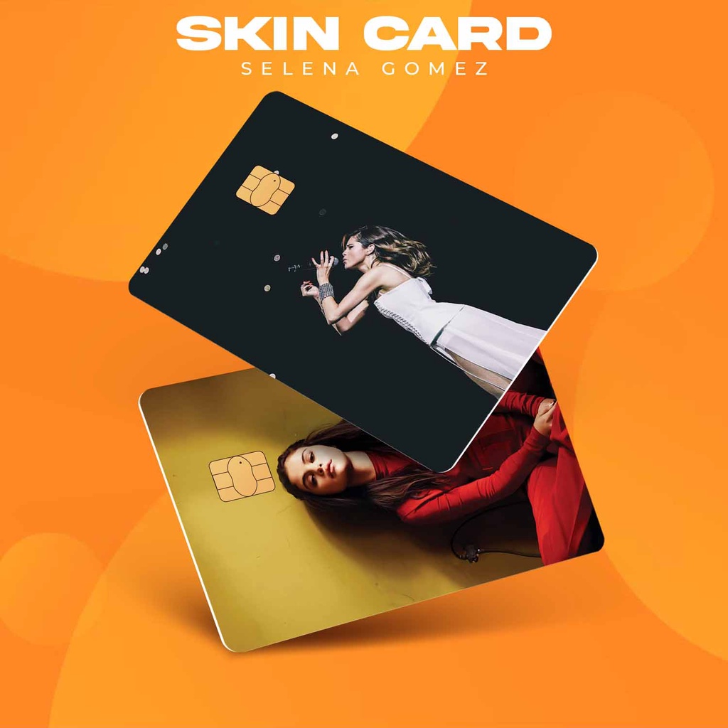 Thẻ da Selena Gomez || Garskin | Atm / E Cover - Money / Flazz - chống thấm nước