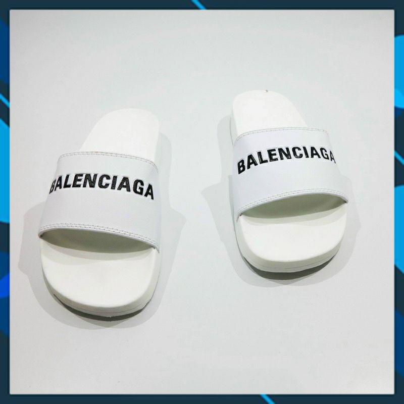 Dép nam nữ Balenciaga quai ngang nhiều màu có đế bằng có chữ hàng cao cấp loại 1