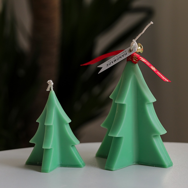 Sanwei Cây Giáng Sinh Nai Sừng Tấm Igloo Nhà Nến Thơm Khuôn Lễ Hội Sáng Tạo Thông DIY Nến Khuôn