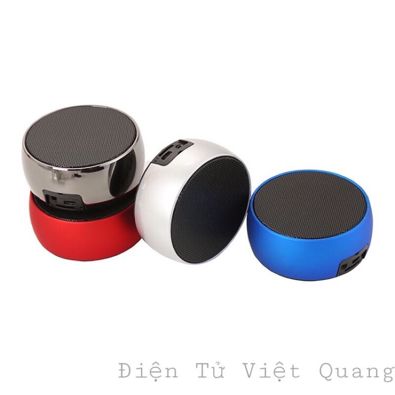 Loa bluetooth BS01,Vỏ Kim Loại, Bass Hay, Có Móc Treo Tiện Lợi, Có Khe Cắm Thẻ Nhớ, Cổng 3.5,pin trâu, bảo hành 3 tháng.