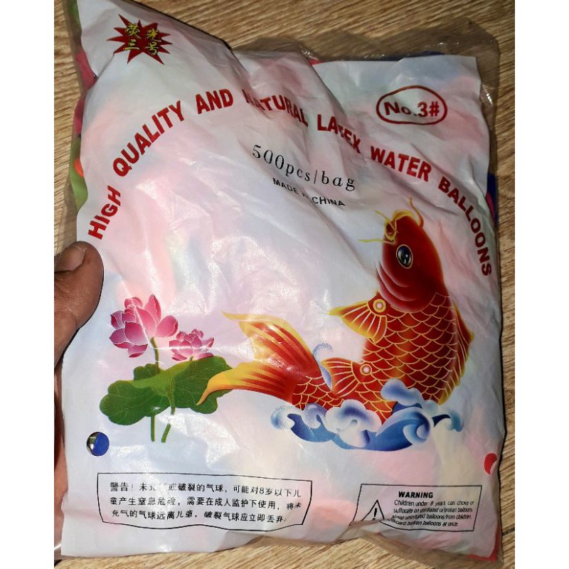 Sét 500 cái bóng nước mini số 3 nhiều màu