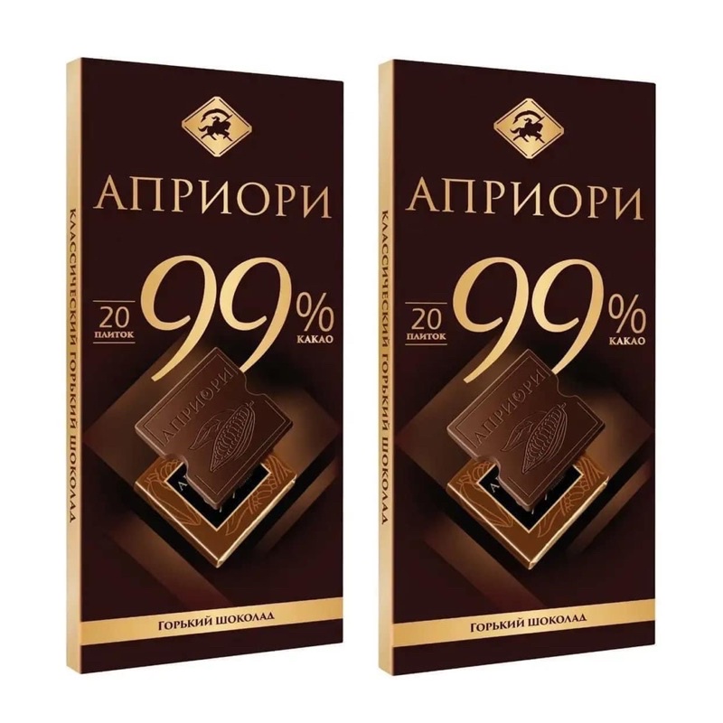 Socola đen Apriori 99% của Nga/100g