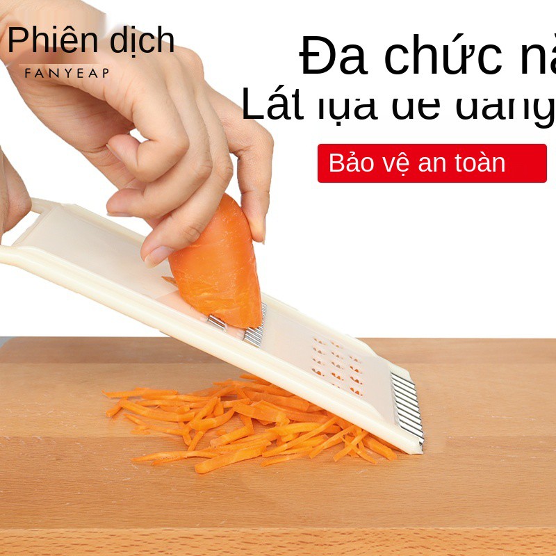 Bếp thái khoai tây nhỏ đa năng, máy cắt rau củ , đồ tạo tác bào sợi gia dụng, dao sóng