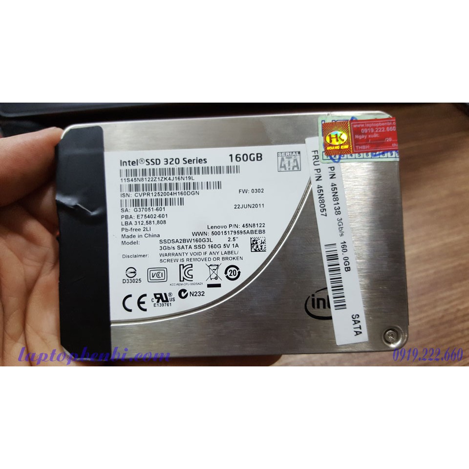 Ổ cứng laptop 160GB SSD Intel | ổ cứng laptop SSD 160GB intel | BigBuy360 - bigbuy360.vn