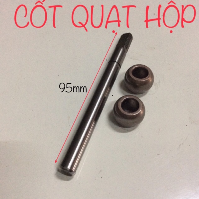 Trục 8mm quạt hộp - trục quạt hút mùi 8mm x 95mm