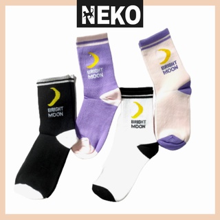 Vớ cao cổ mặt trăng, tất bắp chân moon unisex nam nữ NEKO