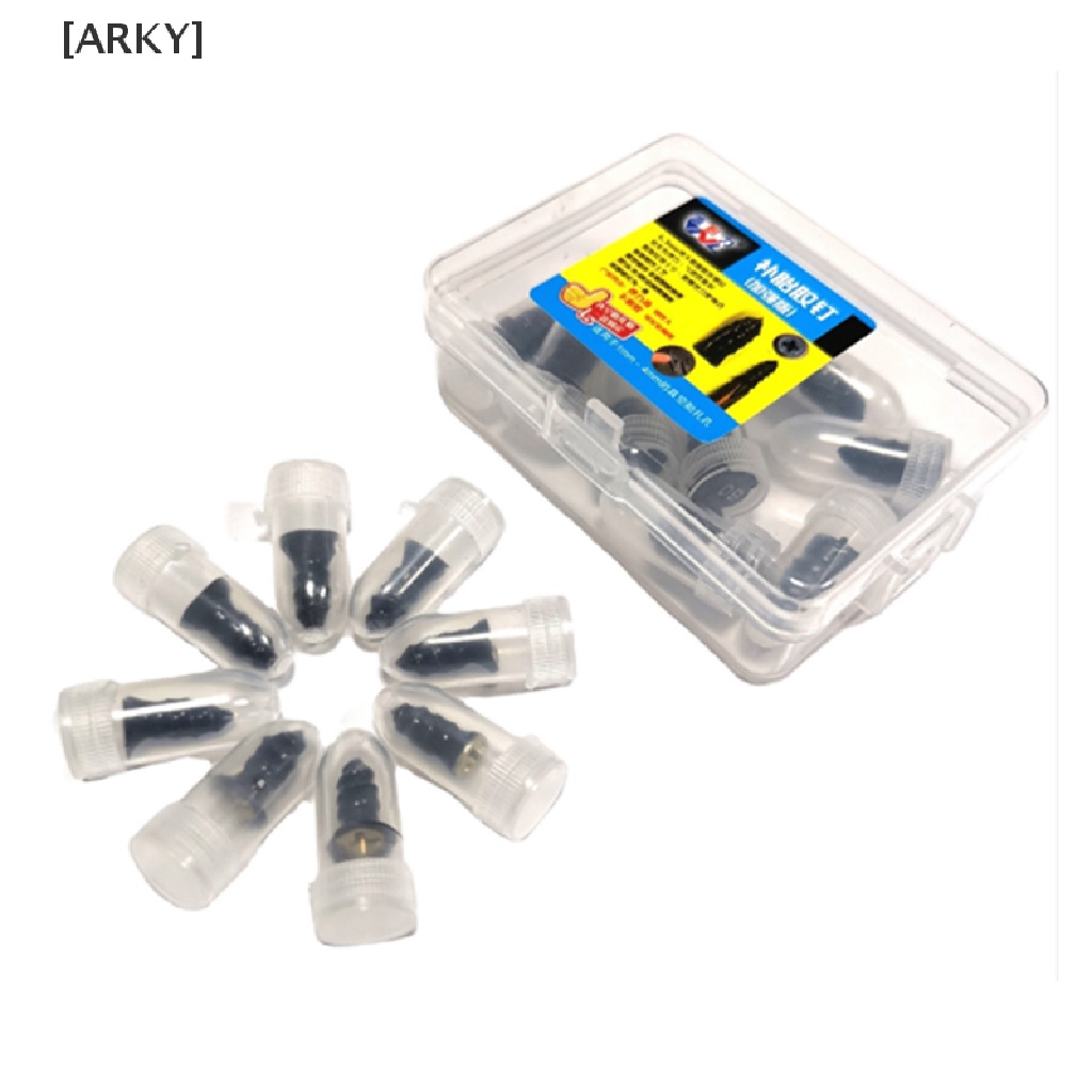 Set 10 Đinh Vít Cao Su Dùng Để Sửa Chữa Lốp Xe Máy / Xe Đạp Điện