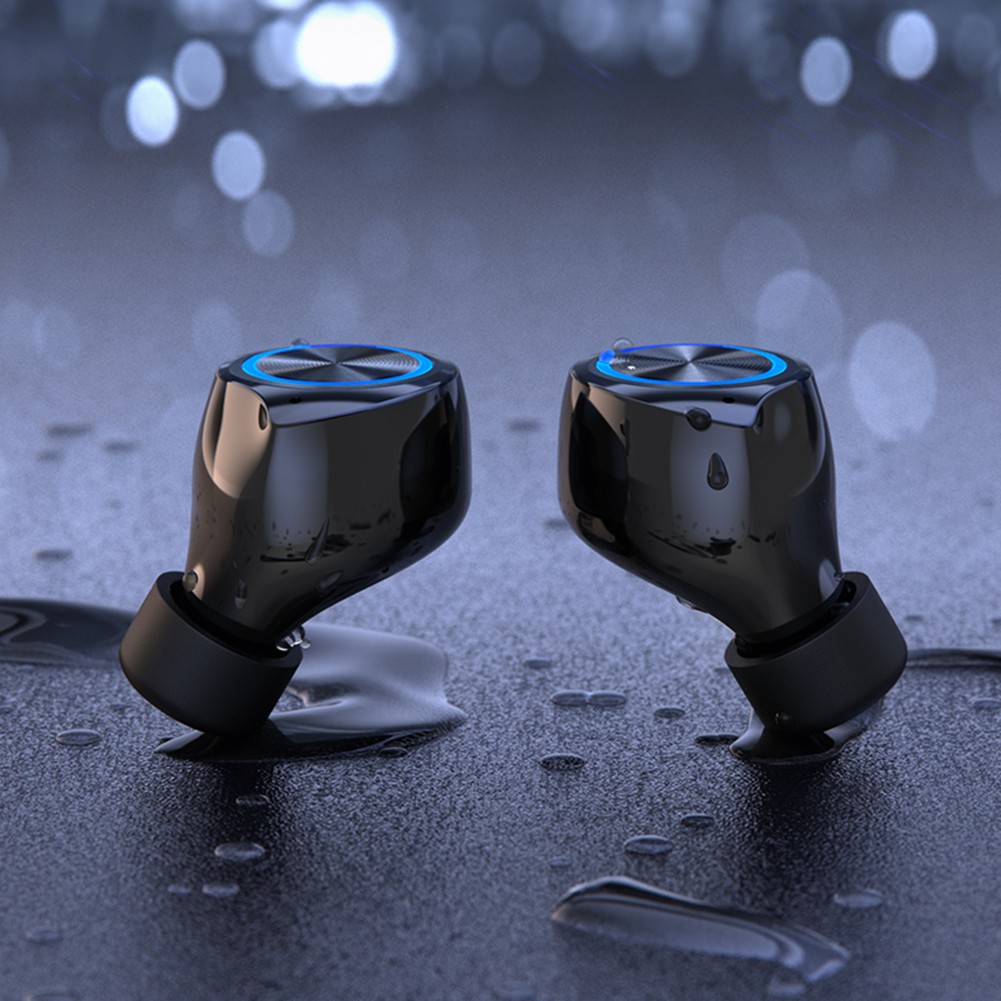 Tai Nghe Nhét Tai Hel + Tw90 Không Dây Kết Nối Bluetooth V5.0 Âm Thanh Hifi Có Micro