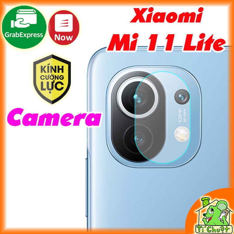 [Ảnh Thật] Kính CL chống trầy Camera Xiaomi Mi 11 Lite Cường Lực 2.5D