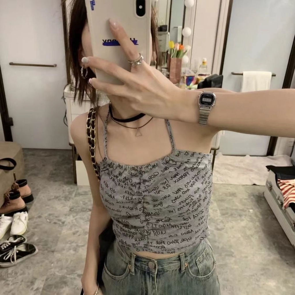 Set Áo Hai Dây Và Áo Cardigan Y2K Phong Cách Hàn Quốc 2022 Cho Nữ