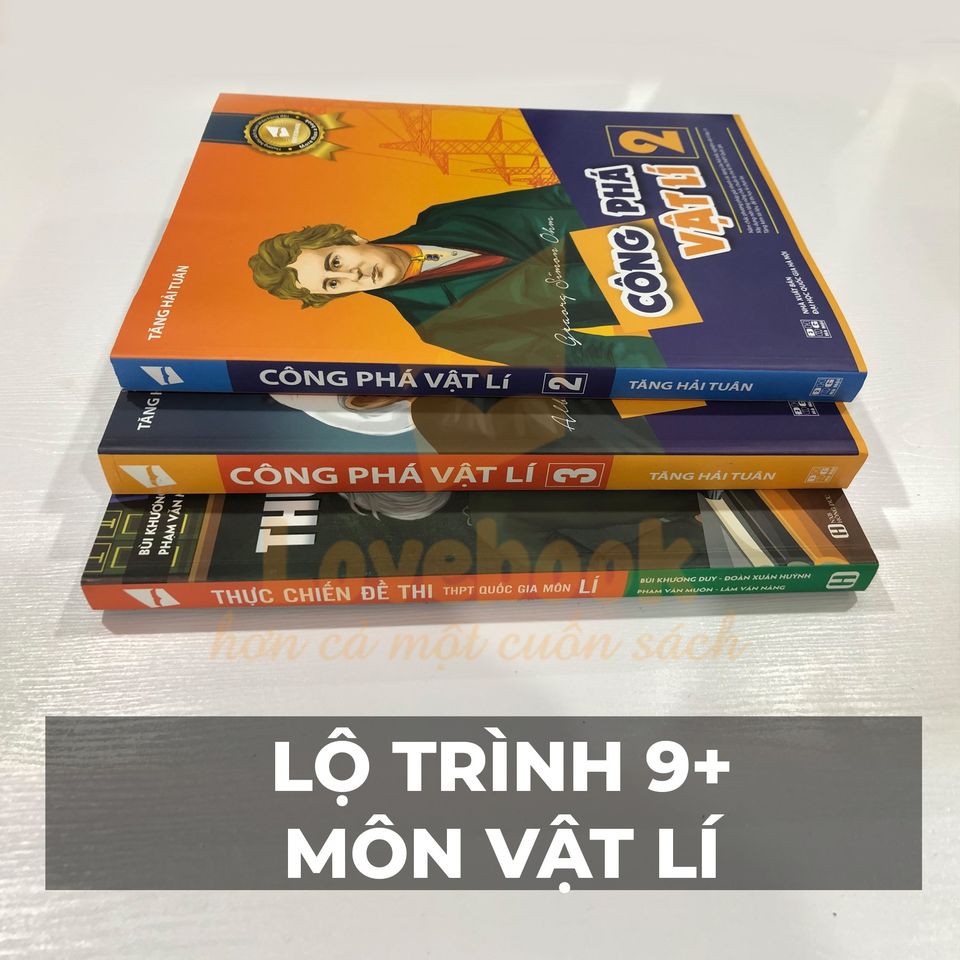 Sách - Combo lộ trình 9+ môn Vật Lí lớp 12