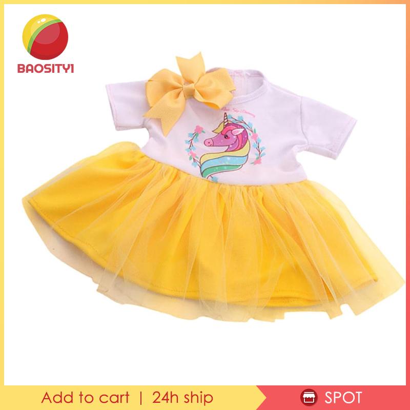 Set 1 Đầm + Băng Đô Handmade Cho Búp Bê 18 Inch