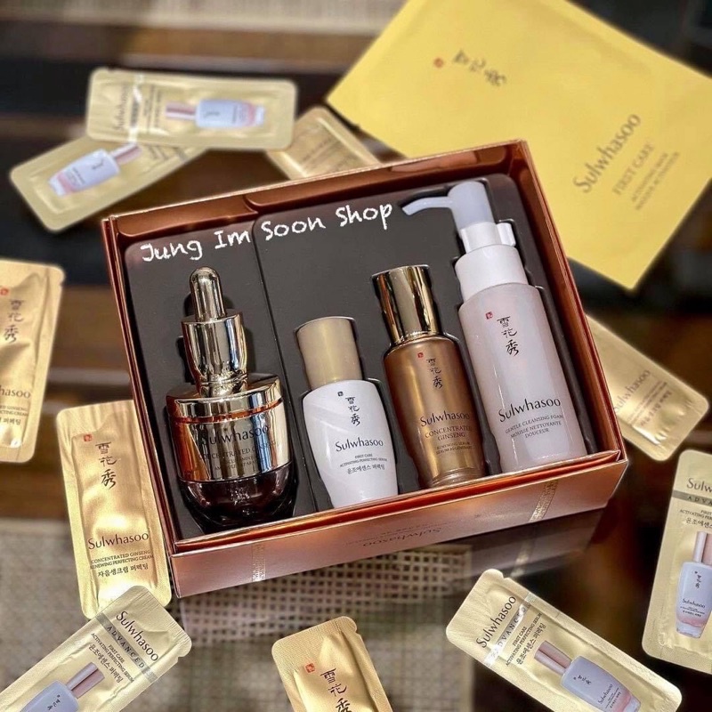 SÉT TINH CHẤT SULWHASOO CONCENTRATED GINSENG RESCUE AMPOULE SET