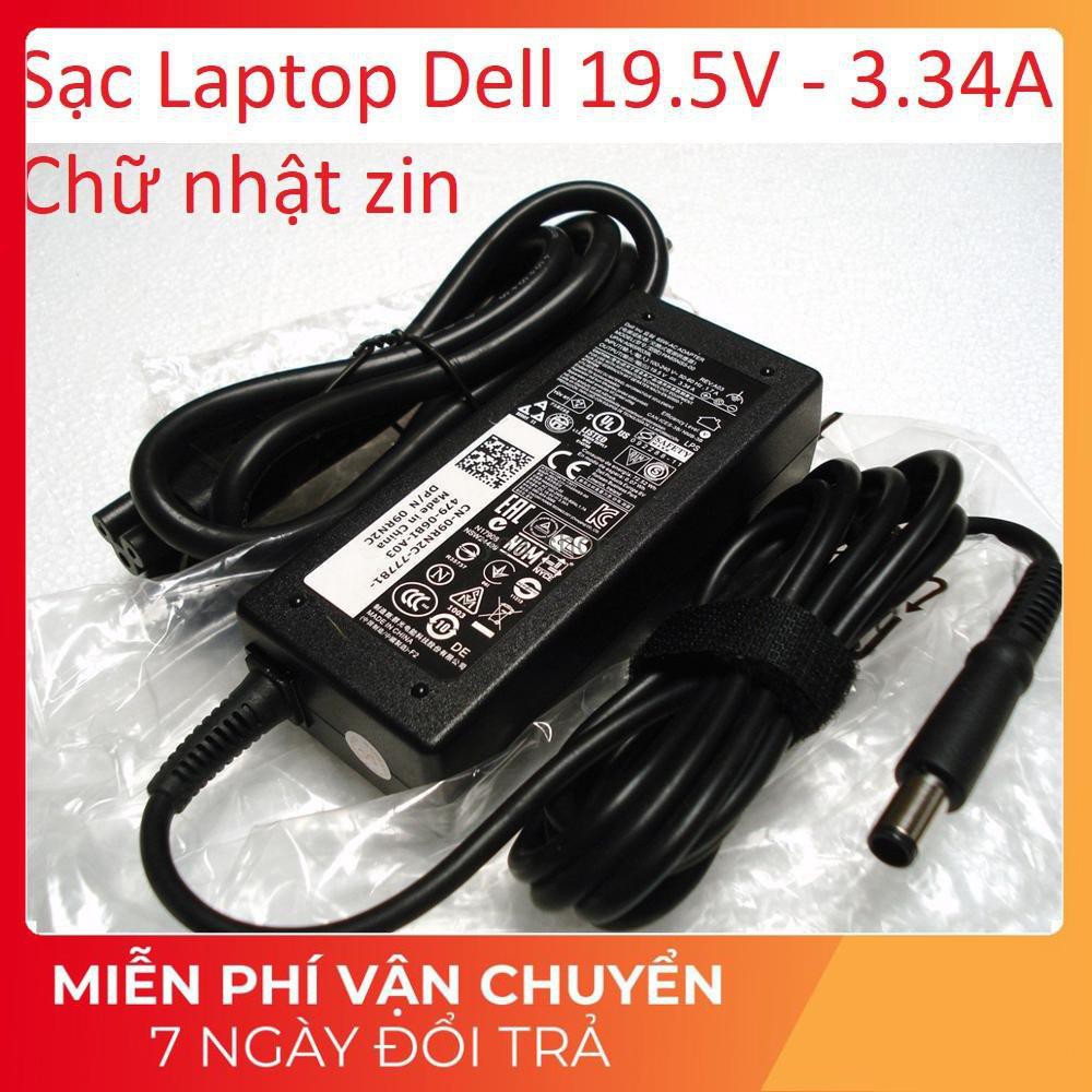 ⚡️[Sạc zin]Sạc Laptop Dell 19.5V - 3.34A - 65W chân kim to