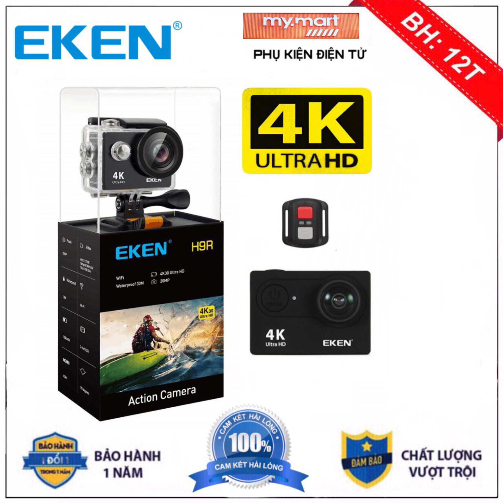 Camera Hành Trình Eken H9R 4K Ultra Hd Wifi Cao Cấp , Giảm Giá Khuyến Mại 50%. | BigBuy360 - bigbuy360.vn