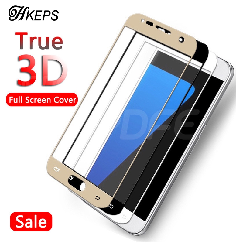 Bộ kính cường lực 3D cong bảo vệ màn hình cho Samsung Galaxy S8 S9 S6 S7 Edge Plus