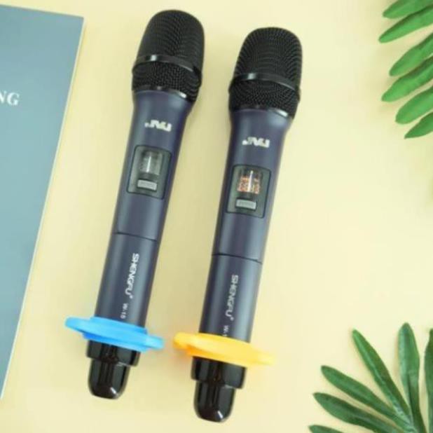 Bộ 2 Microphone không dây W 15 JVJ đa năng cao cấp