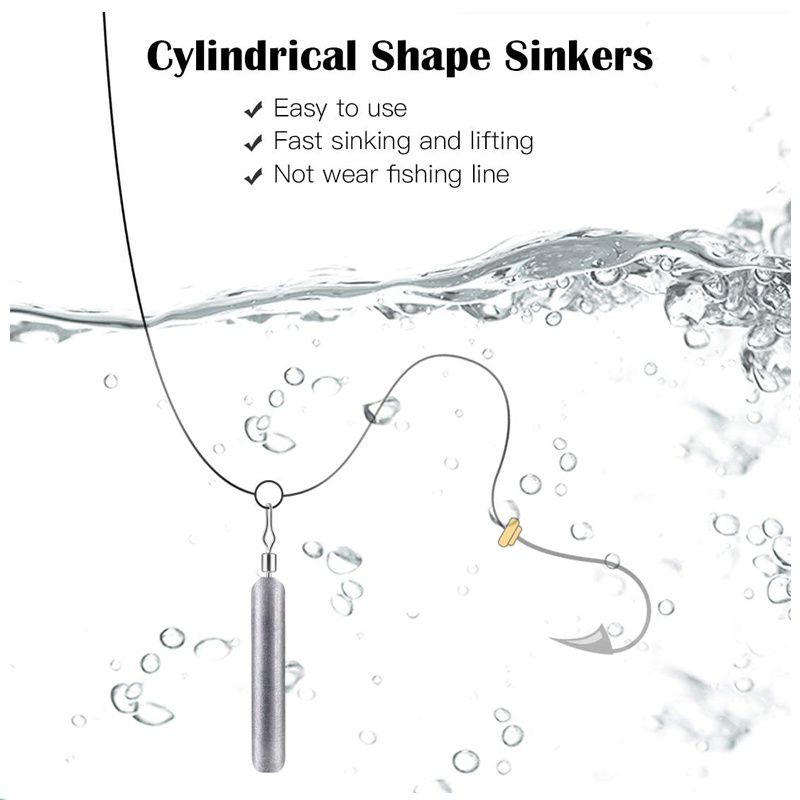 Set 5 Chì Câu Cá Trọng Lượng 3.5g 5g 7g 10g 20g