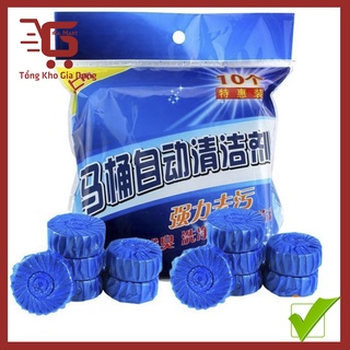 Viên tẩy bồn cầu, viên tẩy bồn cầu vim công nghệ hàn quốc - gicamart