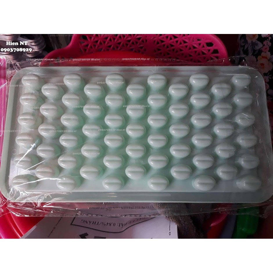 Khuôn hình hạt cà phê làm thạch rau câu phô mai socola kẹo dẻo - Coffee beans shaped jelly mold ice 