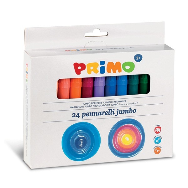 Hộp 24 bút lông Jumbo PRIMO 604JUMBO24 - PRIMO