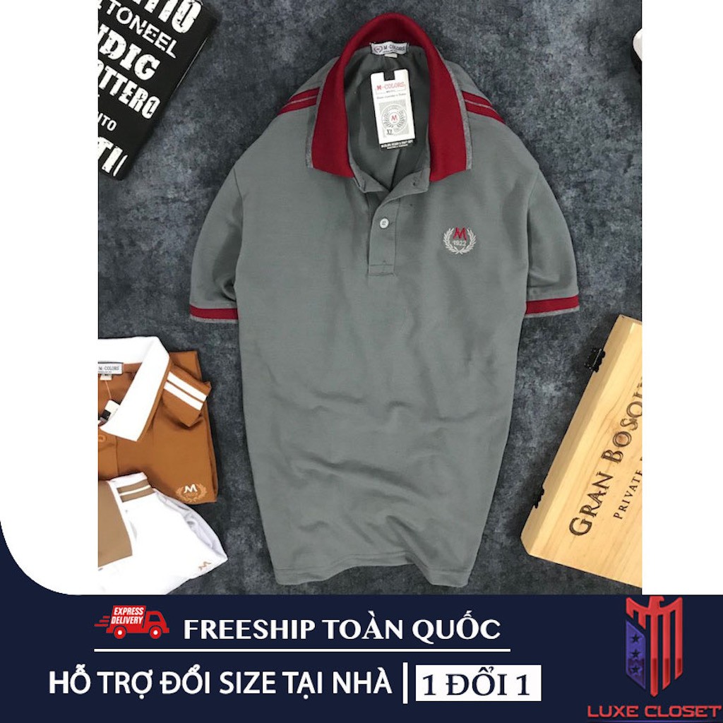 Áo thun nam Havis Mabu 1922 có cổ logo thêu cao câp ASTD086 | BigBuy360 - bigbuy360.vn