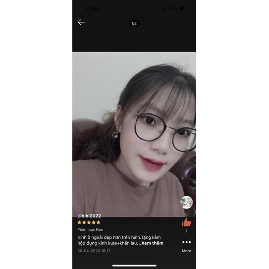 Gọng kính cận đa giác kiểu dáng độc đáo 8854 - Kính mắt Candy