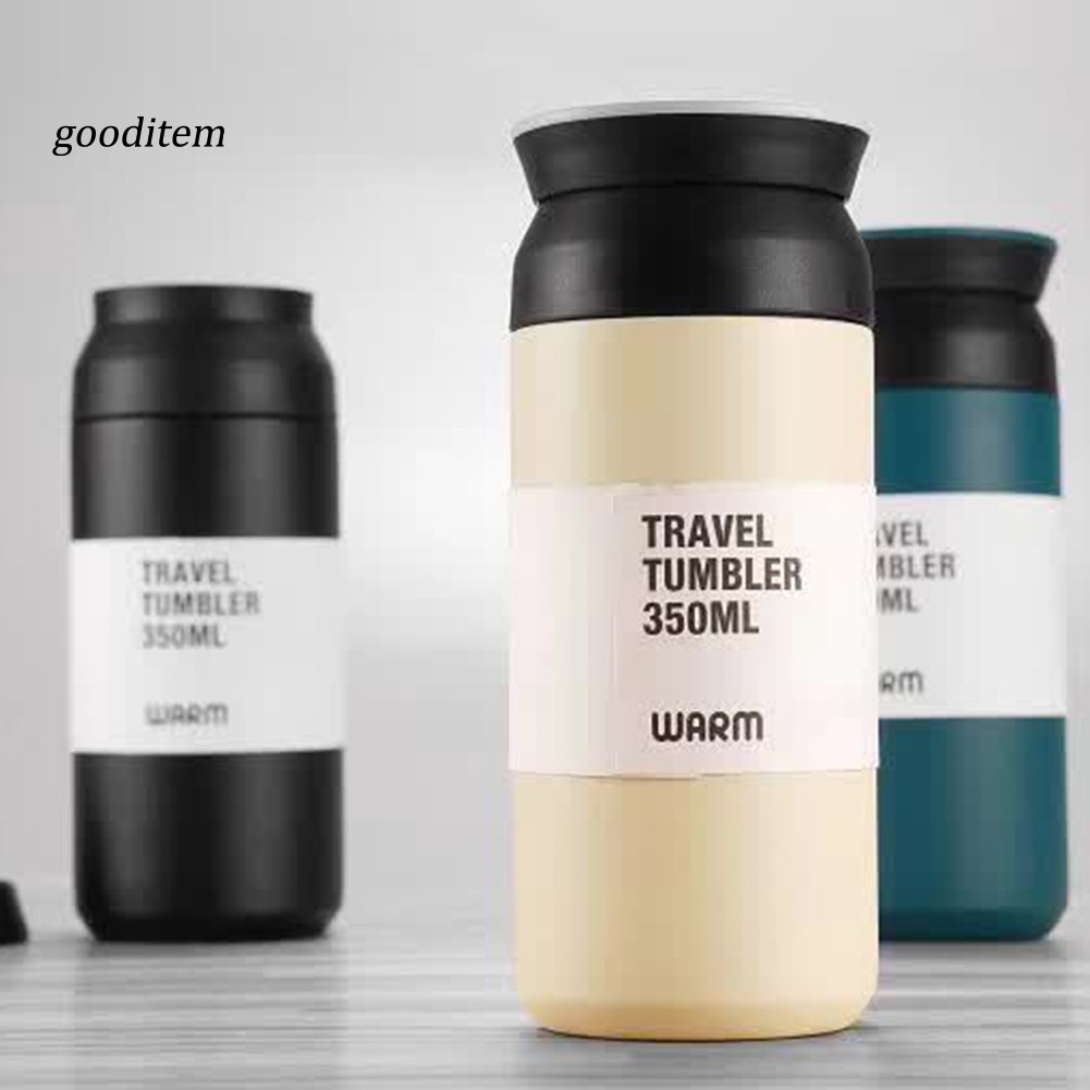 GDTM_350ml Portable Bottle Insulated Vacuum Flask Water Coffee Mug Travel Car Cup