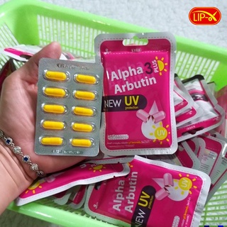 Vỹ 10 viên kích trắng alpha arbutin 3 plus new uv thái lan