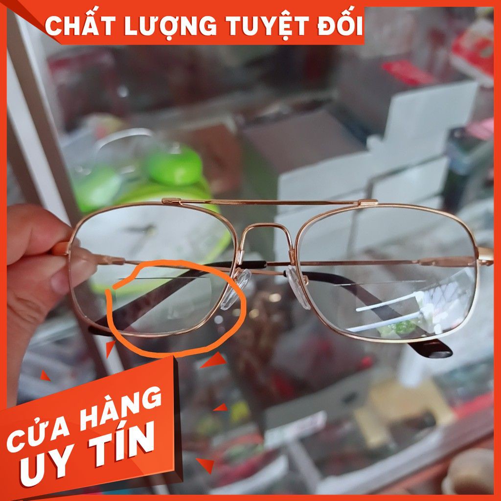 KÍnh lão mặt kính 2 tròng gọng dẻo