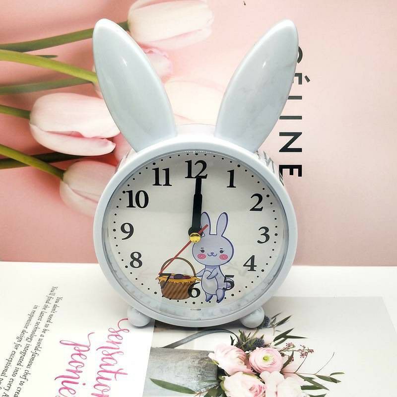 [Mã 151LSSALE giảm 10k đơn 50k] Đồng Hồ Báo Thức Tai Thỏ Tai Tuần Lộc Siêu Yêu