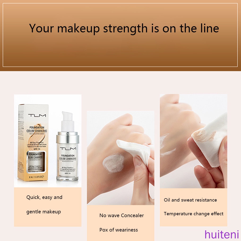 Kem nền BB che khuyết điểm thay đổi màu sắc lâu trôi cho nữ 30ml | BigBuy360 - bigbuy360.vn