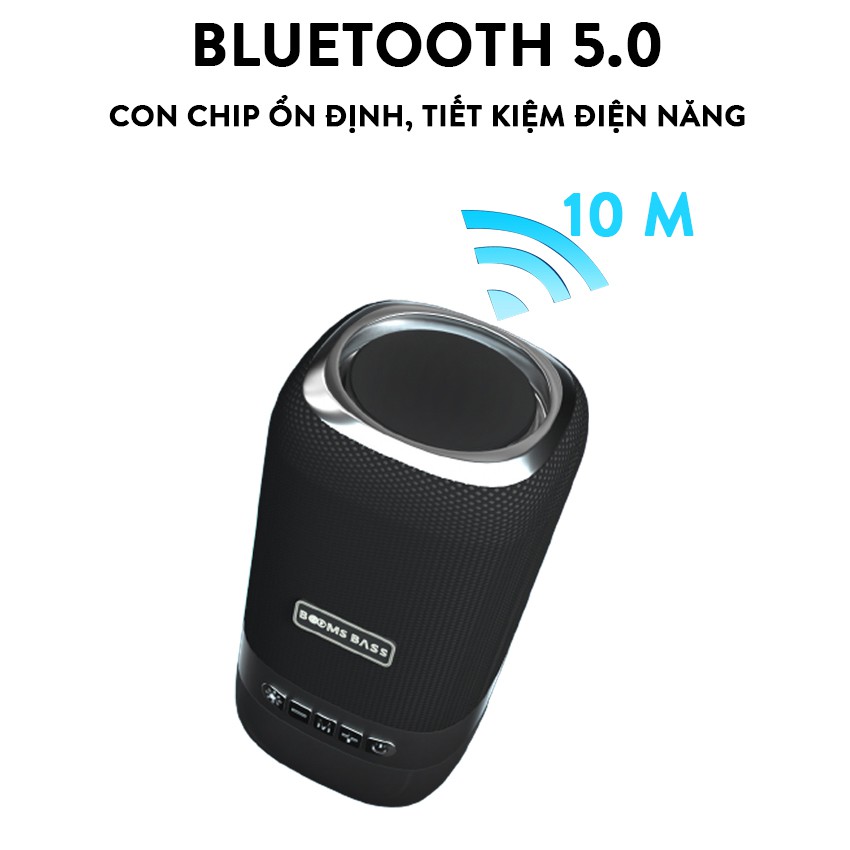 Loa bluetooth không dây mini bass sâu nghe nhạc hay âm thanh chất lượng hỗ trợ cắm thẻ nhớ và usb P116 KMT Store