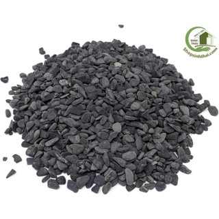 1kg đá sỏi màu đen mini - đá  trang trí trồng cây - trang trí bể cá - sân vườn