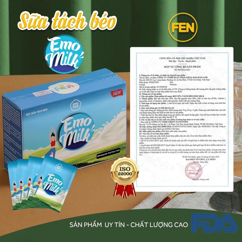 [Emoslim + quà tặngGiảm cân cấp tốc Emo Slim Mix giảm 2-5 kg /1 tuần - PhuocDiemShop