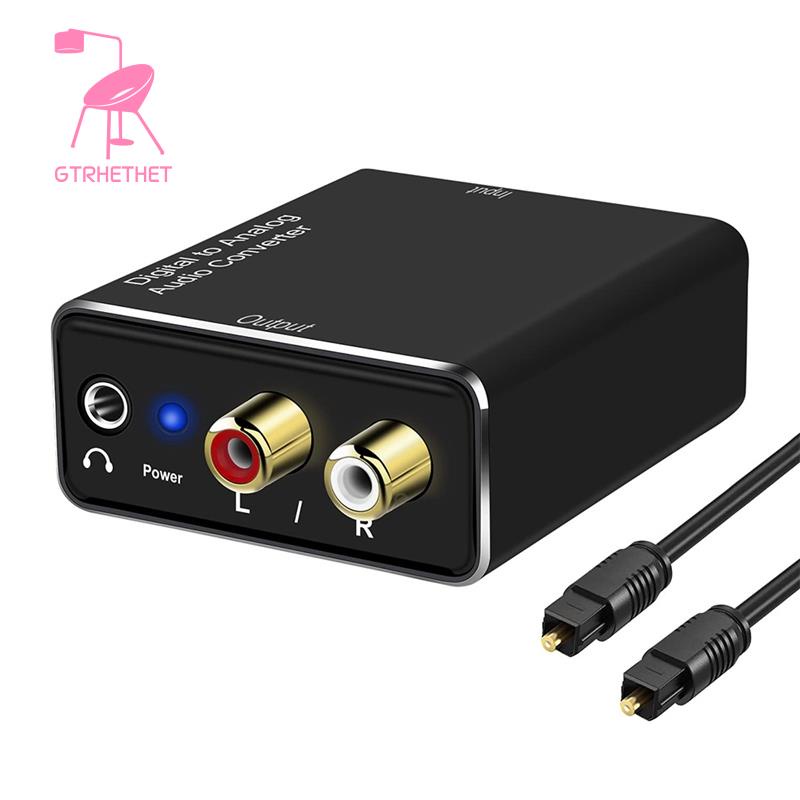 Bộ Chuyển Đổi Âm Thanh Kỹ Thuật Số Sang Analog SPDIF Optical Sang Analog L/R RCA & 3.5Mm AUX