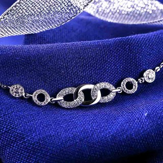 Lắc tay bạc Luxurious