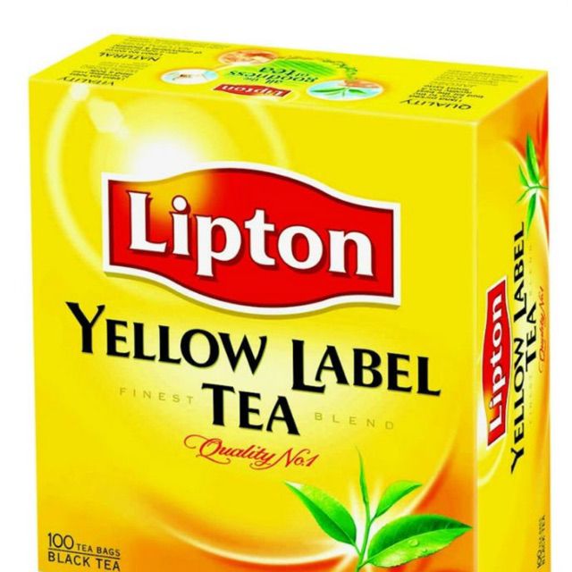 Hộp 100 Gói * 2gr Trà Túi Lọc Lipton Yellow Label Tea 200gr | BigBuy360 - bigbuy360.vn