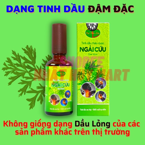 Tinh dầu ngải cứu xoa bóp xương khớp, tinh dầu thảo dược Dạ Thảo Liên