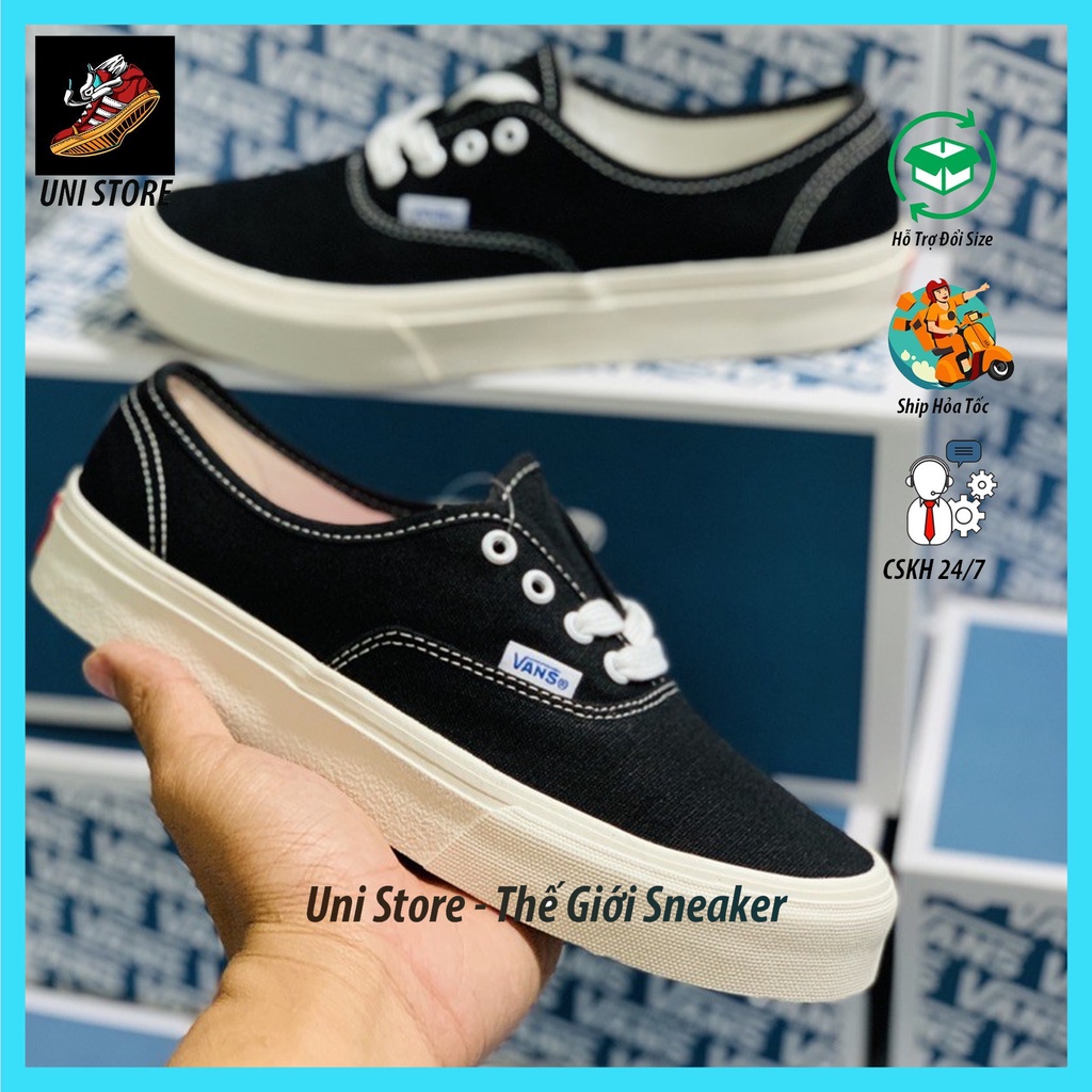 Giày Vans Đen Classic Vault, Giày Vans Nam Nữ Thể Thao Cao Cấp Full Box