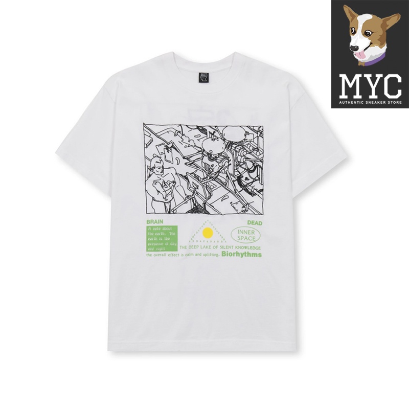 Áo Thun cotton Ngắn Tay In Họa Tiết brain DEAD death Phiên Bản Giới Hạn