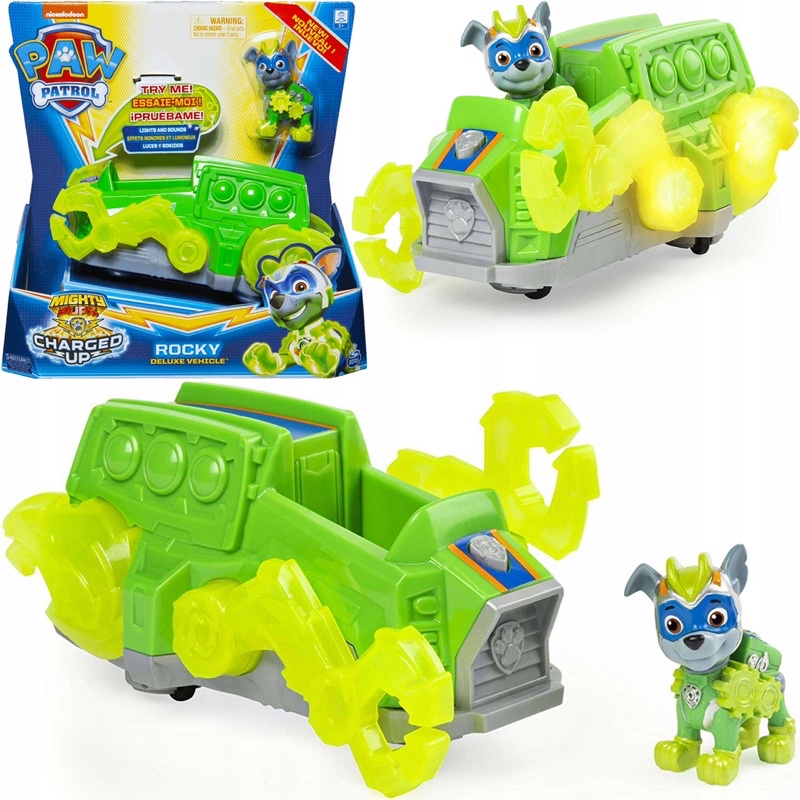 Paw Patrol cứu hộ Rocky có nhạc và đèn phát sáng