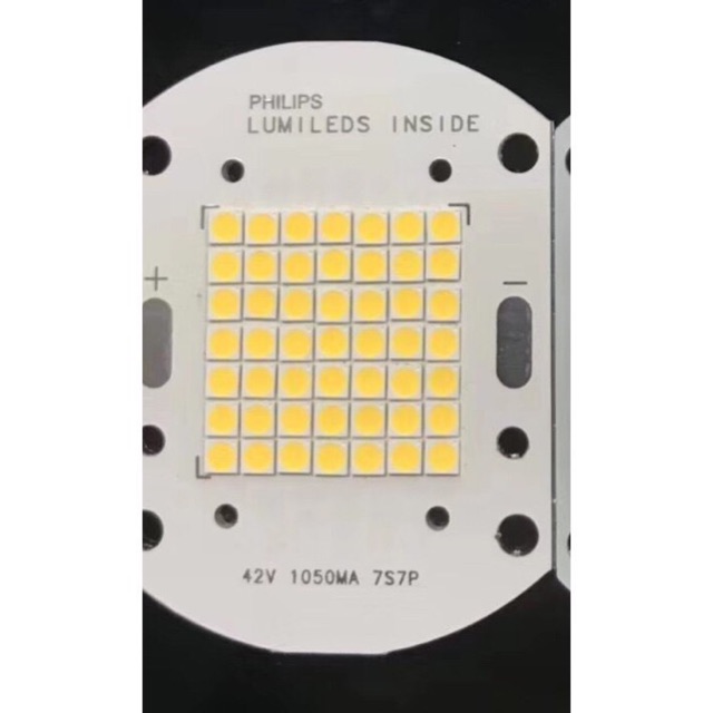CHIP LED PHILIPS LUMILEDS 50w 42v -1.050ma , siêu bền , tặng kèm chụp nhựa #5