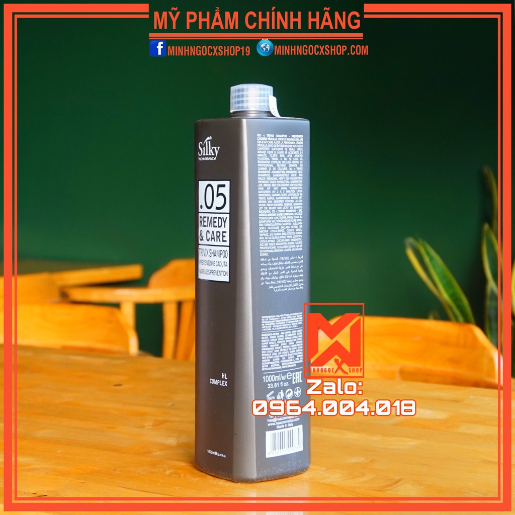 DẦU GỘI TRỊ RỤNG KÍCH MỌC TÓC SILKY TRIVIX 1000ML - CHÍNH HÃNG