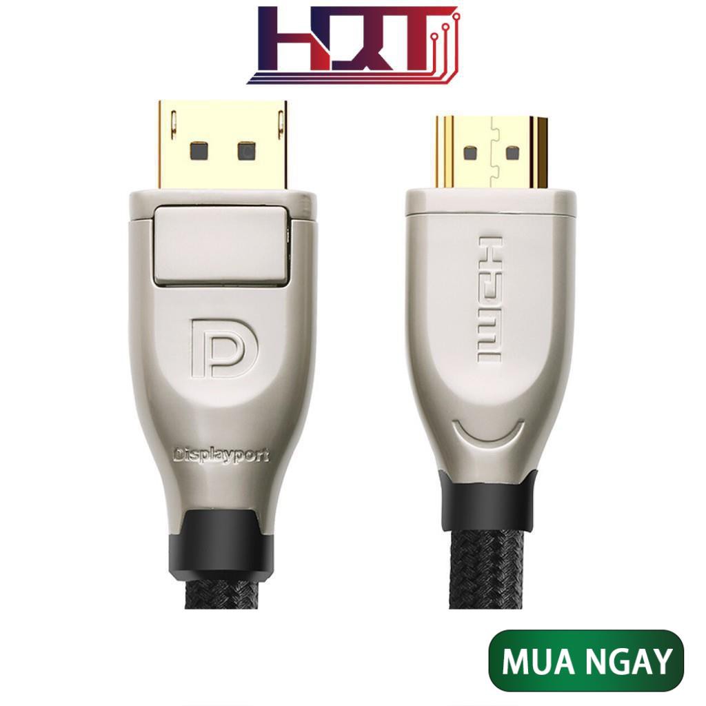 Cáp Chuyển Displayport 1.2 Sang HDMI 2.0 cao cấp, dài từ 1-5m UGREEN DP111